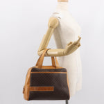 Celine Vintage Macadam Handbag Canvas and Leather - image 14