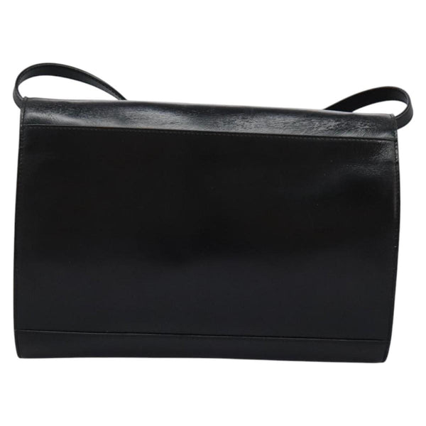 Celine Vintage Circle Logo Crossbody Bag Leather Small