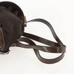 Gucci Vintage Bamboo Backpack Nylon and Patent Leather Mini - image 8
