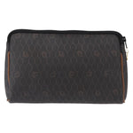 Christian Dior Vintage Honeycomb Zip Pouch Coated Canvas Medium - image 2