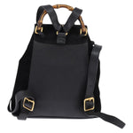 Gucci Vintage Bamboo Backpack Suede Mini - image 2