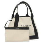Balenciaga Navy Cabas Canvas with Leather Medium - image 13