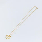 Christian Dior CD Pendant Necklace Metal - image 1