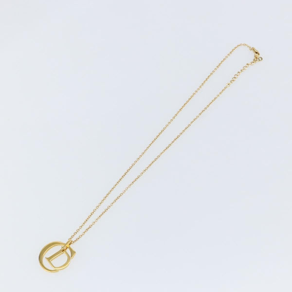 Christian Dior CD Pendant Necklace Metal - image 1