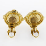 Chanel Vintage CC Clip-On Earrings Metal - image 3