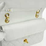 Chanel Vintage Classic Double Flap Bag Quilted Lambskin Medium - image 10