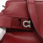 Salvatore Ferragamo Double Gancini Side Buckle Tote Leather Small - image 12