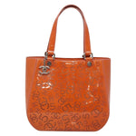 Chanel CC No.5 Shopping Tote Perforated Patent Medium - image 1