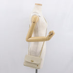 Bally Vintage Chain Shoulder Bag Quilted Leather - image 14