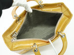 Christian Dior Vintage Lady Dior Bag Cannage Quilt Patent Medium - image 16