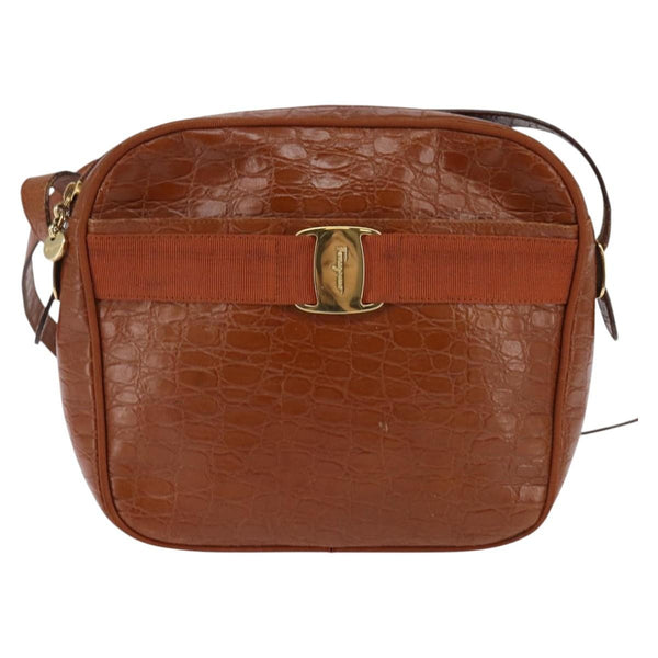 Salvatore Ferragamo Vala Shoulder Bag Leather - image 1