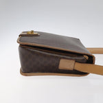 Celine Vintage Macadam Shoulder Bag Canvas and Leather - image 3