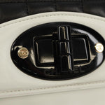Chanel Chocolate Bar Mademoiselle Shoulder Bag Quilted Lambskin Medium - image 16