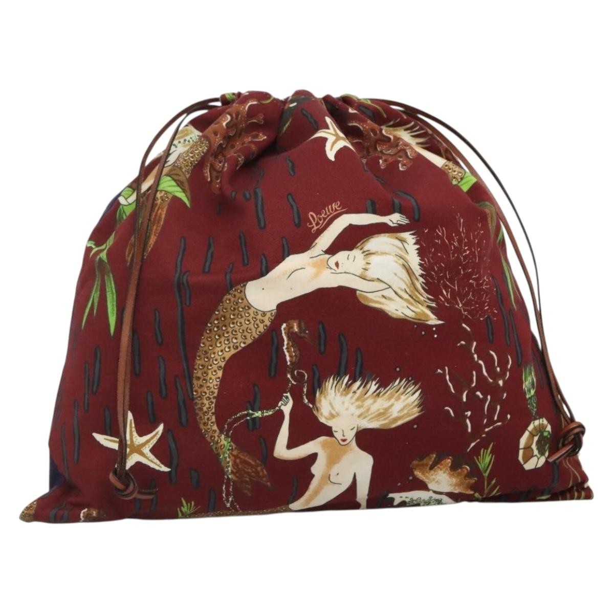 Loewe Paula Drawstring Pouch Printed Canvas Small - image 1