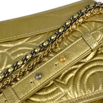 Chanel Gabrielle Hobo Quilted Metallic Aged Calfskin Small - image 10