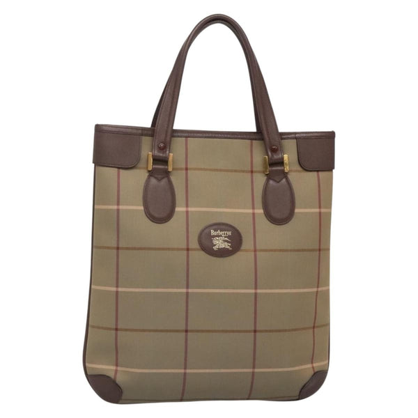Burberry Nova Check Tote Canvas and Leather - image 1