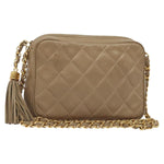 Chanel Vintage Diamond CC Camera Bag Quilted Leather Small - image 16