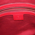 Gucci Logo Drawstring Backpack Striped Canvas Large - image 6