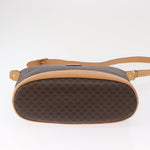 Celine Vintage Macadam Shoulder Bag Canvas and Leather - image 17