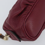 Gucci Bamboo Pouch Leather - image 8