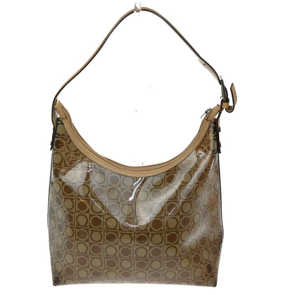 Salvatore Ferragamo Gancini Shoulder Bag Vinyl