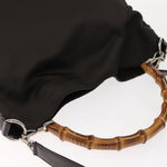Gucci Vintage Bamboo Shoulder Bag Nylon - image 16