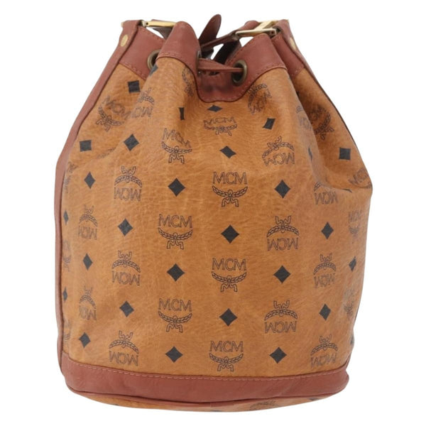 MCM Visetos Shoulder bag Canvas and Leather