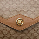 Celine Vintage Macadam Shoulder Bag Canvas and Leather - image 17