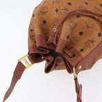 MCM Visetos Shoulder bag Canvas and Leather - image 13