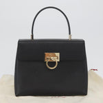 Salvatore Ferragamo Gancini handbag Leather - image 13