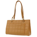 Chanel Vintage Chocolate Bar Zip Around Tote Quilted Calfskin Small - image 2