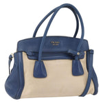 Prada Cuir Frame Convertible Tote Canvas and Saffiano Leather Small - image 1
