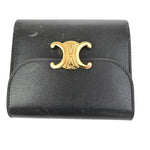 Celine Triomphe Trifold Wallet Leather Small - image 5