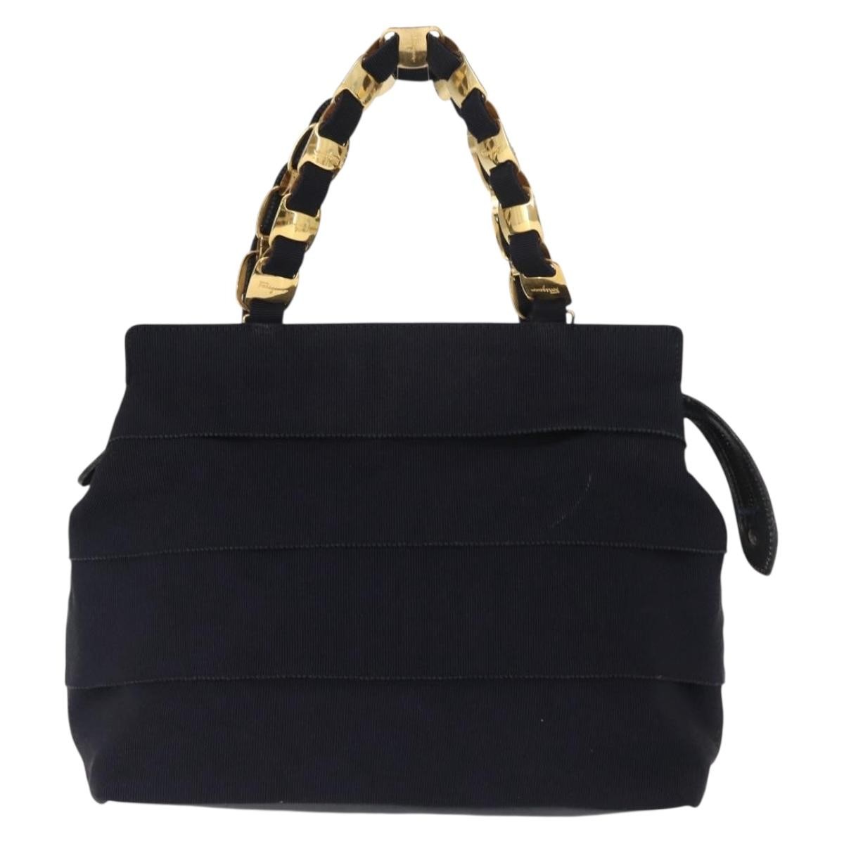 Salvatore Ferragamo Vala Handbag Canvas - image 1