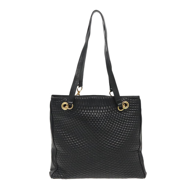 Bally Vintage Tote Bag Quilted Leather