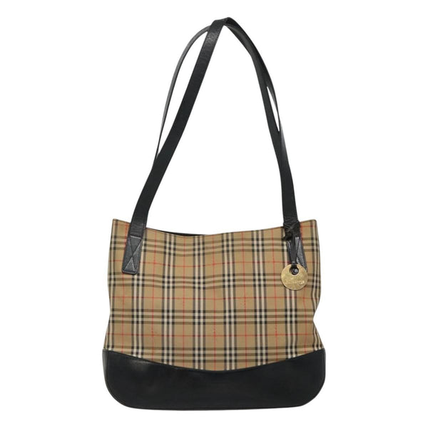 Burberry Nova Check Tote Canvas and Leather - image 1