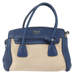 Prada Cuir Frame Convertible Tote Canvas and Saffiano Leather Small - image 19