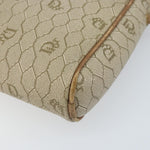Christian Dior Vintage Honeycomb Shoulder Bag Canvas and Leather - image 8
