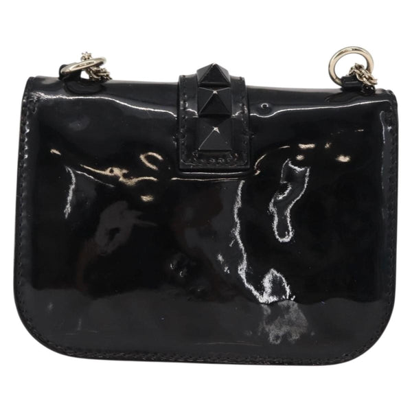 Valentino Garavani Glam Lock Shoulder Bag Patent Small