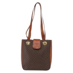 Celine Vintage Macadam Shoulder Bag Canvas and Leather - image 1