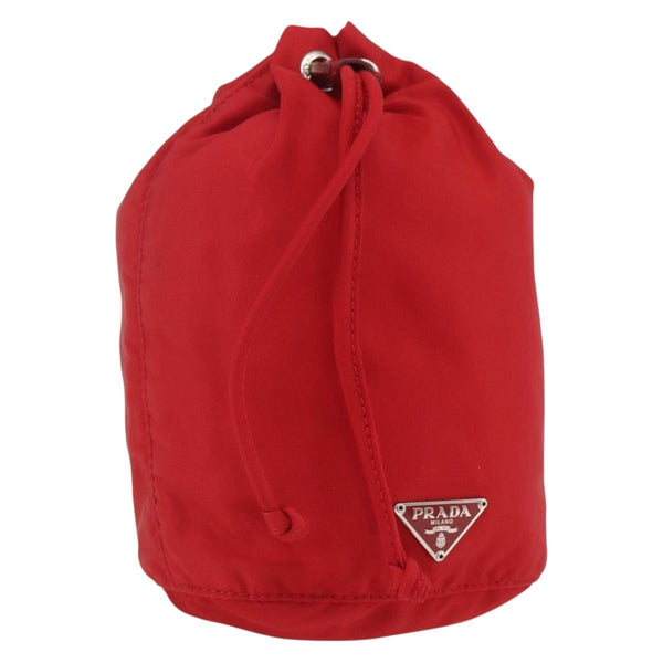 Prada Drawstring Wristlet Bucket Bag Tessuto Small - image 1
