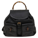 Gucci Vintage Bamboo Backpack Leather - image 1