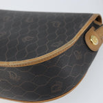 Christian Dior Vintage Honeycomb Shoulder Bag Canvas and Leather - image 10