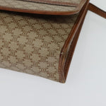 Celine Vintage Macadam Shoulder Bag Canvas and Leather - image 9