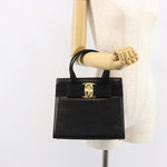 Salvatore Ferragamo Convertible Vara Bow Tote Leather Small - image 12