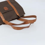 Celine Vintage Macadam Handbag Canvas and Leather - image 8