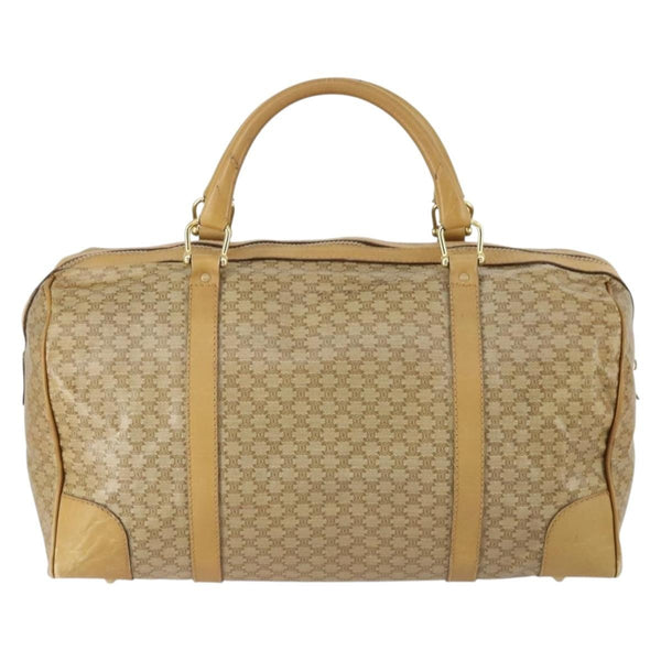 Celine Travel Duffle Bag Triomphe Coated Canvas Medium