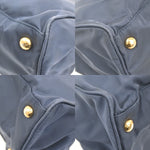 Prada Zip Convertible Shopping Tote Tessuto with Saffiano Leather Medium - image 9