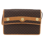 Celine Vintage Macadam Shoulder Bag Canvas and Leather - image 18