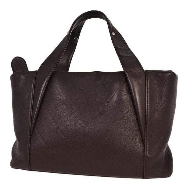 Chanel All Day Long Tote Chevron Leather Medium